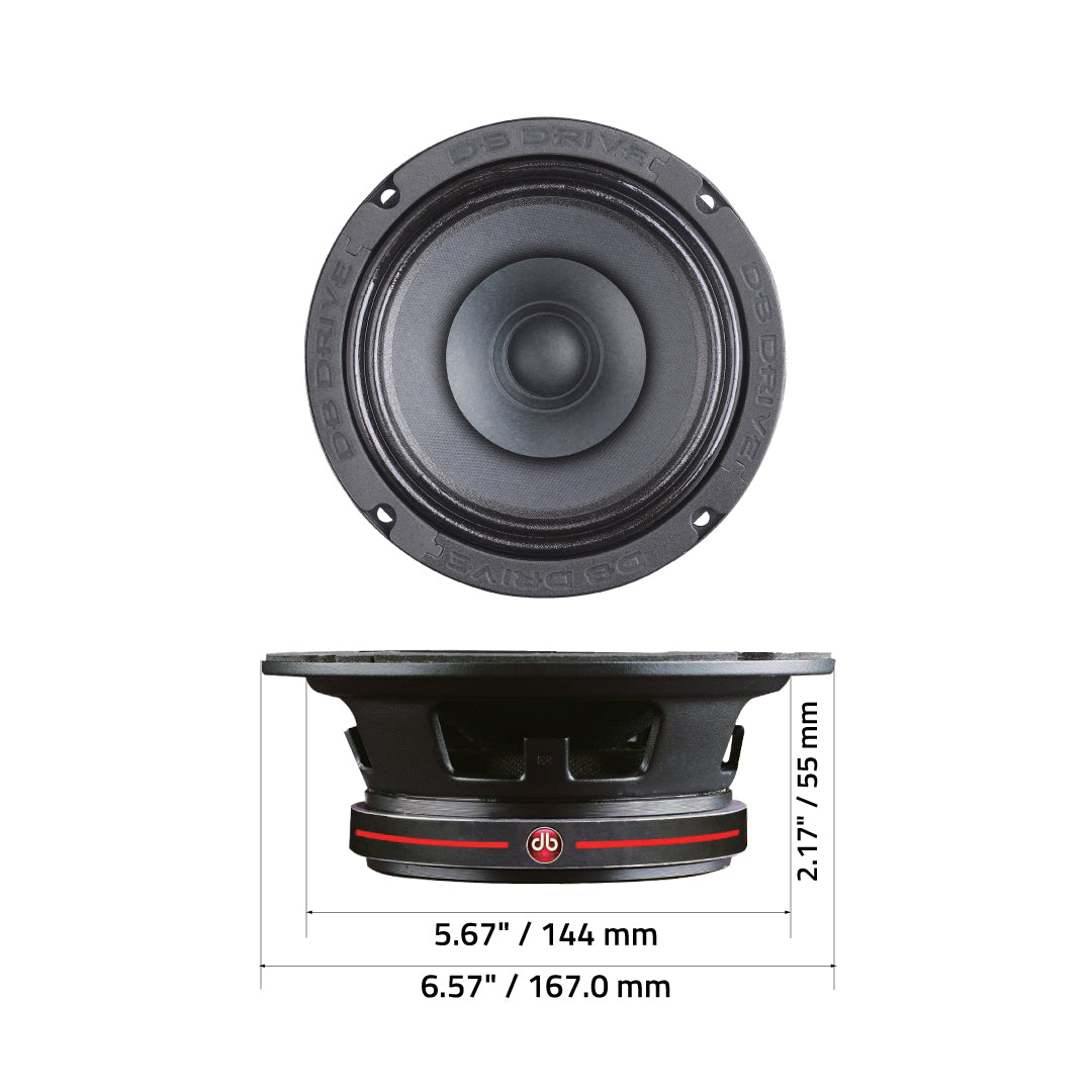 Pair Of 5" Woofer/Midrange Speakers - Sealed, 8 Ohm, 100W RMS, For PA & Pro Audio Systems