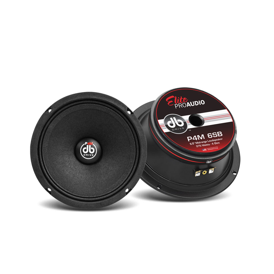 P4M 6SB : 6.5 in. PRO Audio Sealed Back Loud Speaker