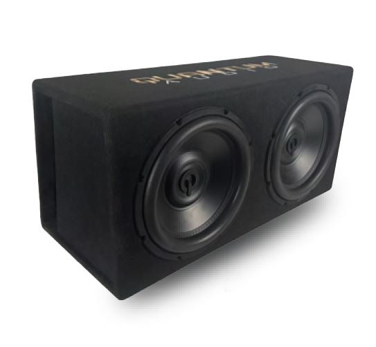QBC2-12 : 2-12" VENTED LOADED ENCLOSURE