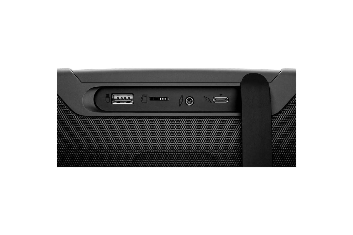 T-STAGE100 : 60W BT KARAOKE IPX4 OUTDOOR SPEAKER WITH BASS BOOST RADIATOR/FM/TF CARD/2XMIC