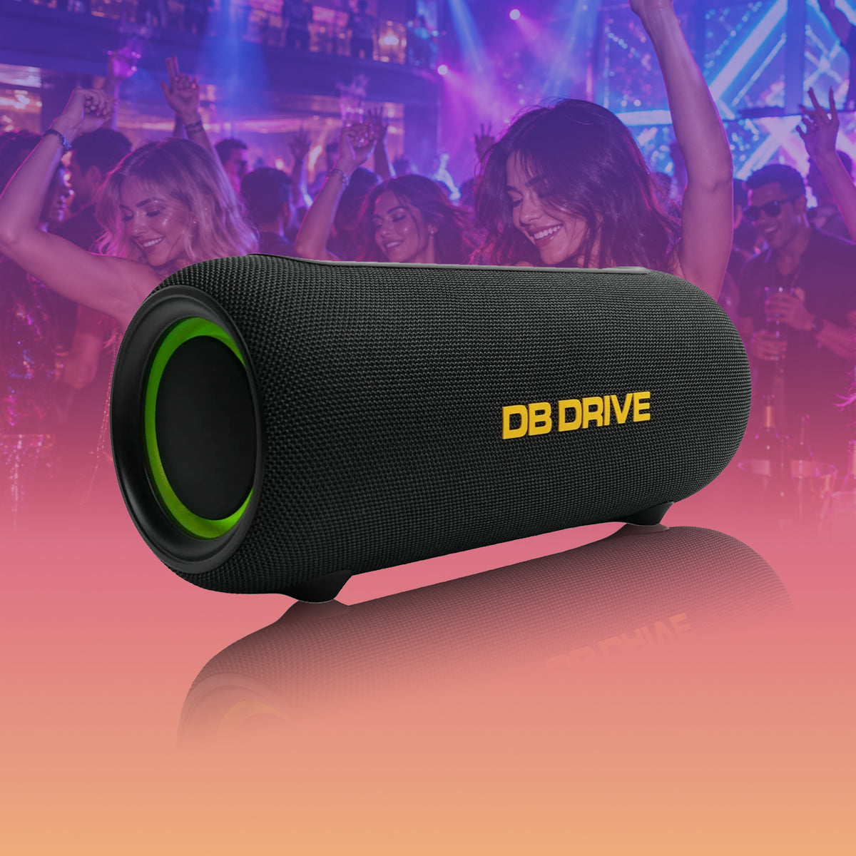 T-OTG-3 : 60W Portable IPX5 Outdoor, Tempo series Speaker with BT, TWS, Bass Boost, RGB Lighting
