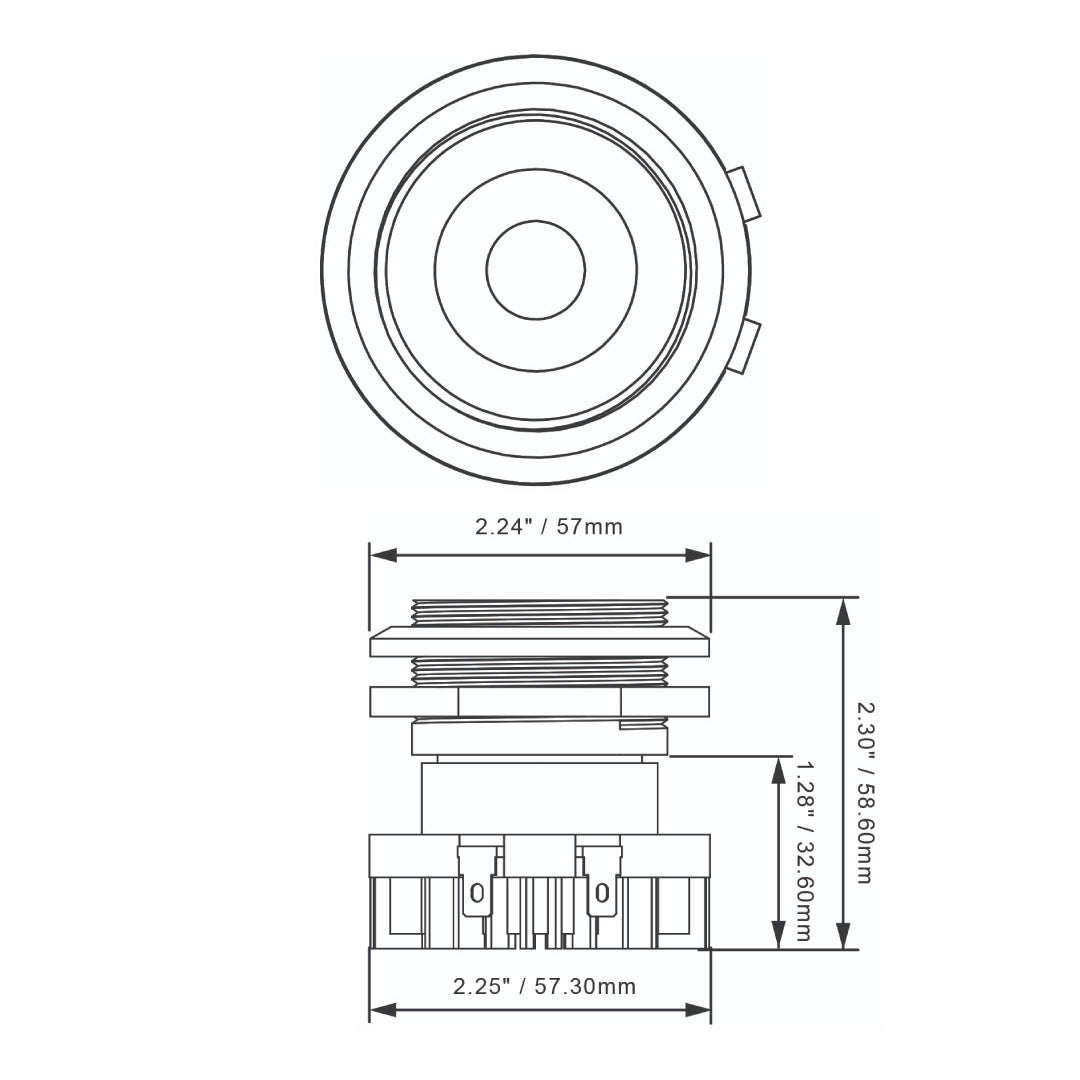 WDX2NB : Pro Audio Bullet Tweeter (1 Pair)