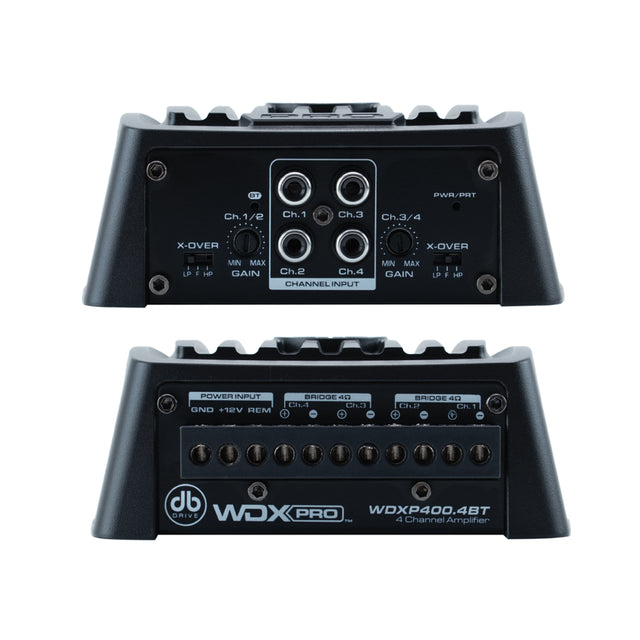 WDX P400.4BT : CLASS D MINI POWERSPORTS 4-CHANNEL AMPLIFIER WITH BUILT IN BLUETOOTH RECEIVER