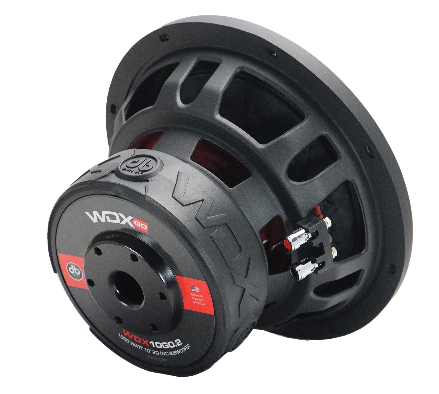 WDX10G0.2 : 10 in. Dual 2-Ohm Subwoofer – DB Drive