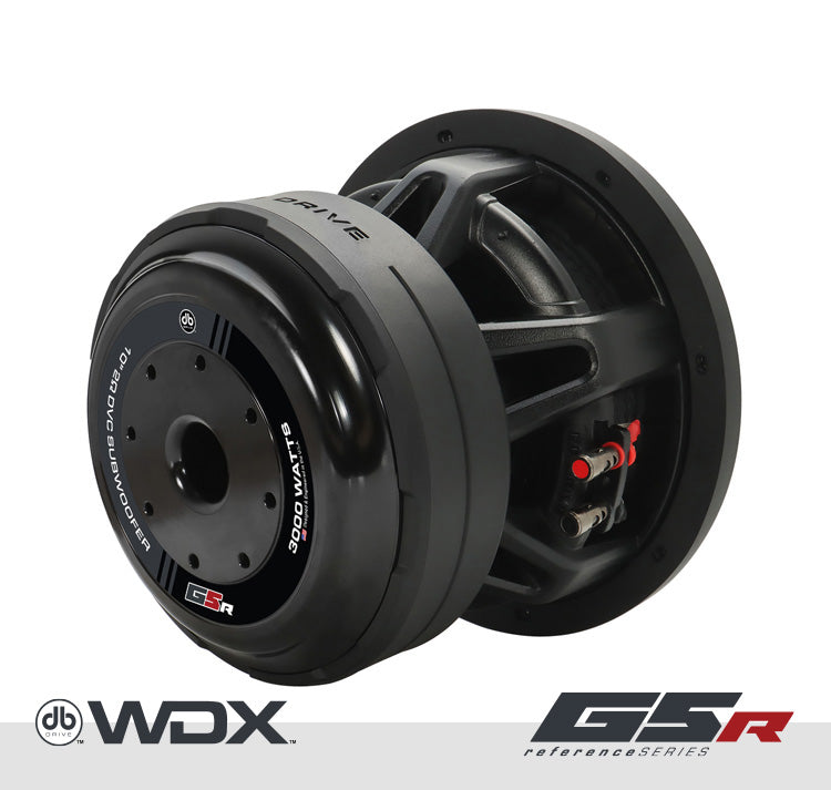 WDX10G5R.2 : 10 in. Dual 2-Ohm Subwoofer – DB Drive