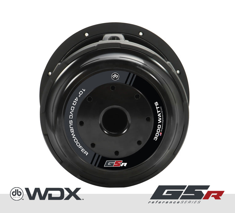 WDX10G5R.4 : 10 in. Dual 4-Ohm Subwoofer