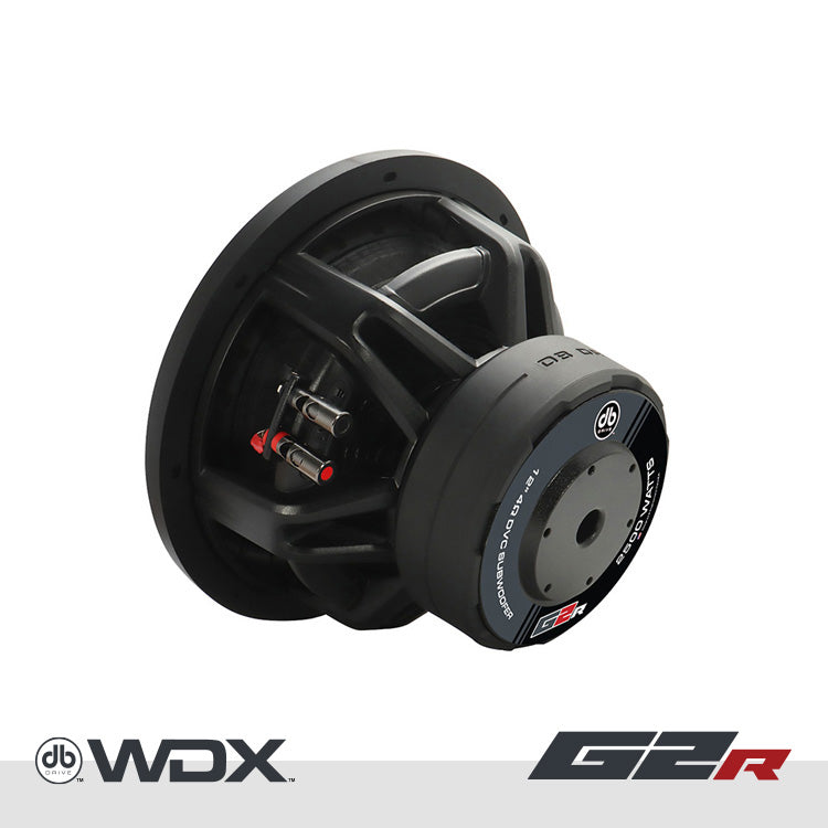 WDX12G2R.4 : 12 in. Dual 4-Ohm Subwoofer – DB Drive