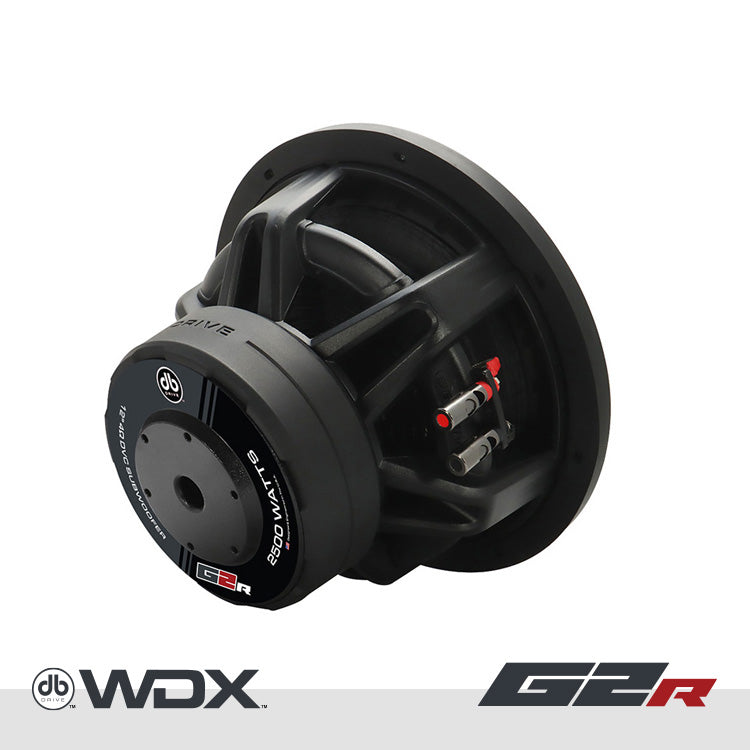 WDX12G2R.2 : 12 in. Dual 2-Ohm Subwoofer – DB Drive