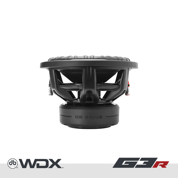 WDX12G3R.4 : 12 in. Dual 4-Ohm Subwoofer – DB Drive