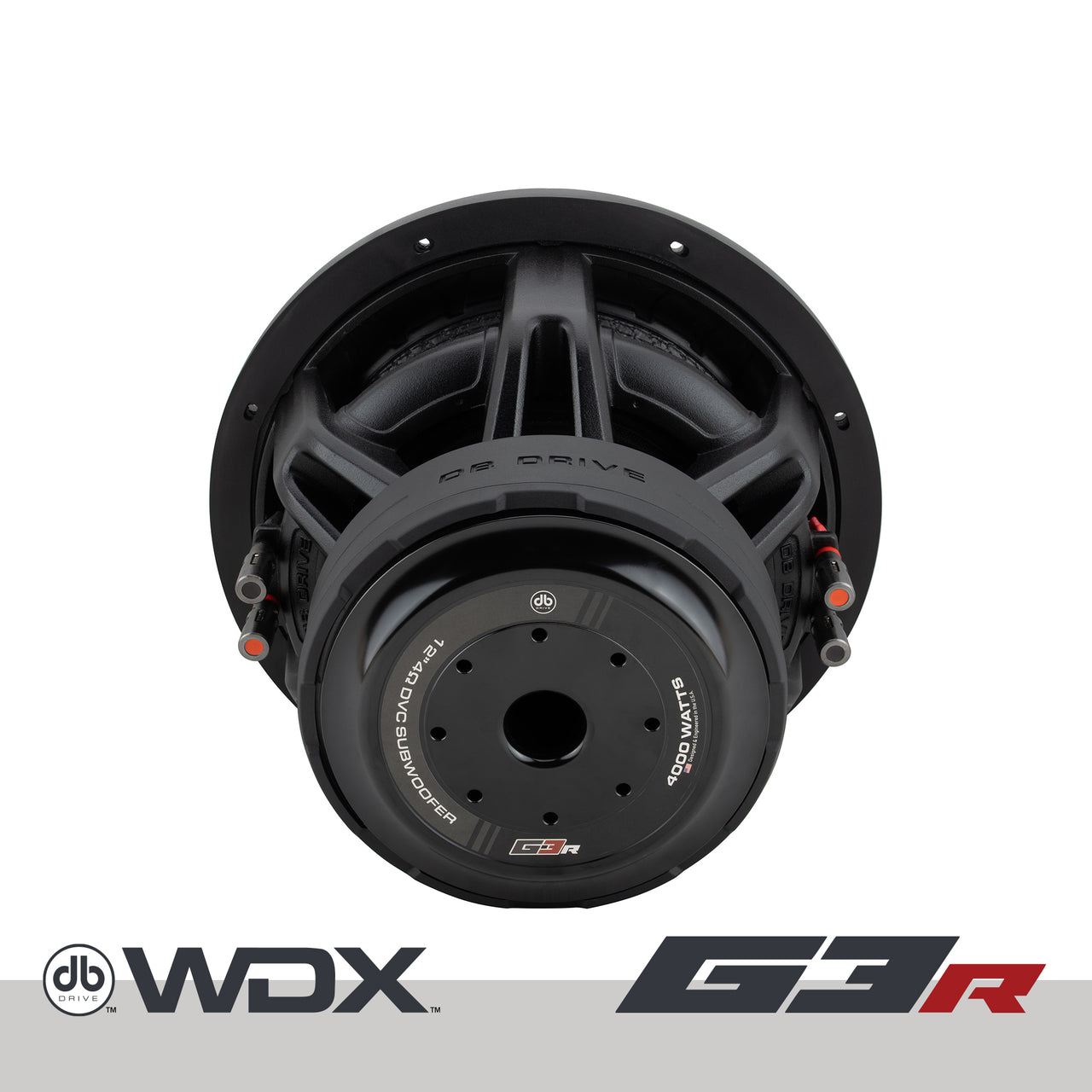 WDX12G3R.4 : 12 in.  Dual 4-Ohm Subwoofer