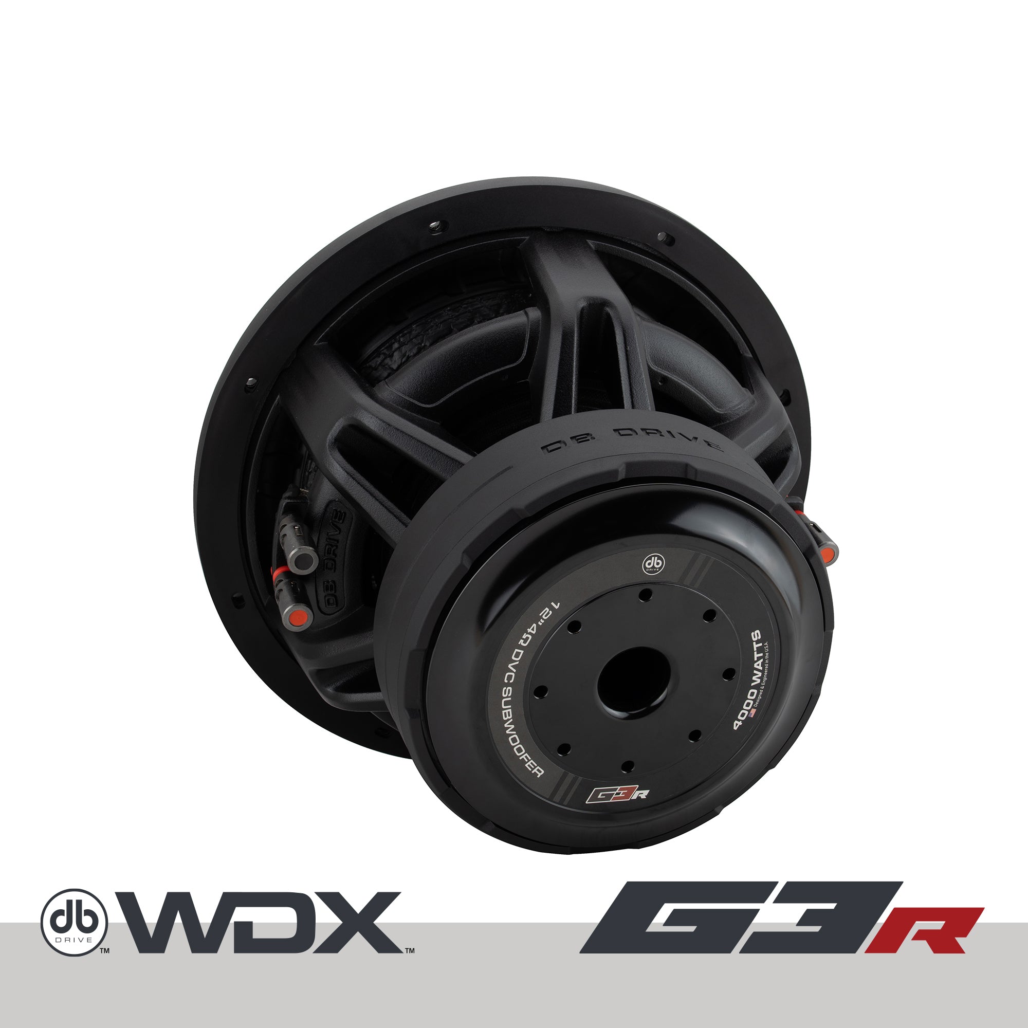 WDX12G3R.4 : 12 in. Dual 4-Ohm Subwoofer – DB Drive