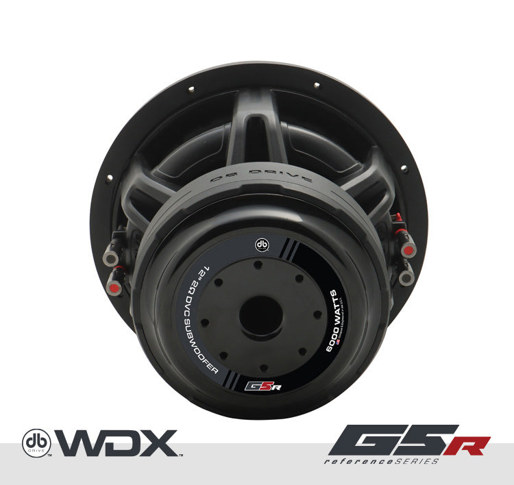 WDX12G5R.2 : 12 in. Dual 2-Ohm Subwoofer – DB Drive