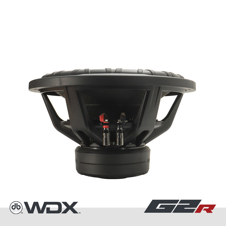 WDX15G2R.4 : 15 in. Dual 4-Ohm Subwoofer – DB Drive