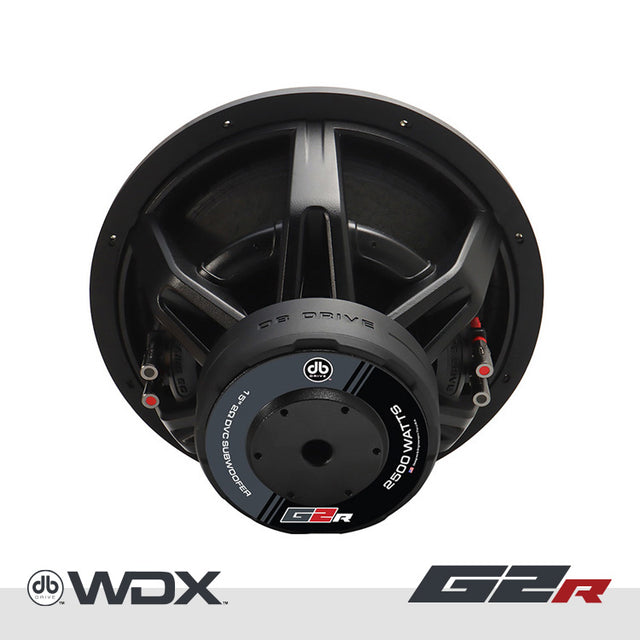 WDX15G2R.4 : 15 in. Dual 4-Ohm Subwoofer