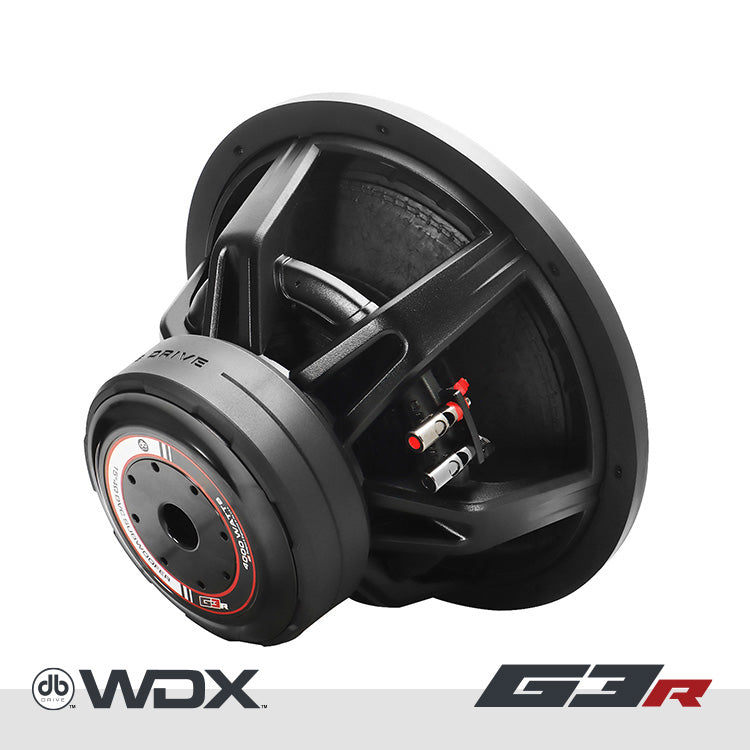 WDX15G3R.4 : 15 in. Dual 4-Ohm Subwoofer – DB Drive