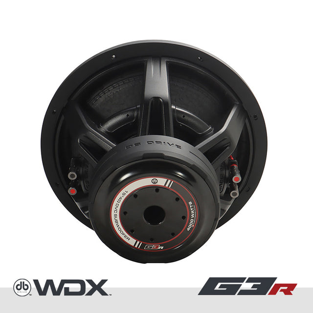 WDX15G3R.4 : 15 in. Dual 4-Ohm Subwoofer