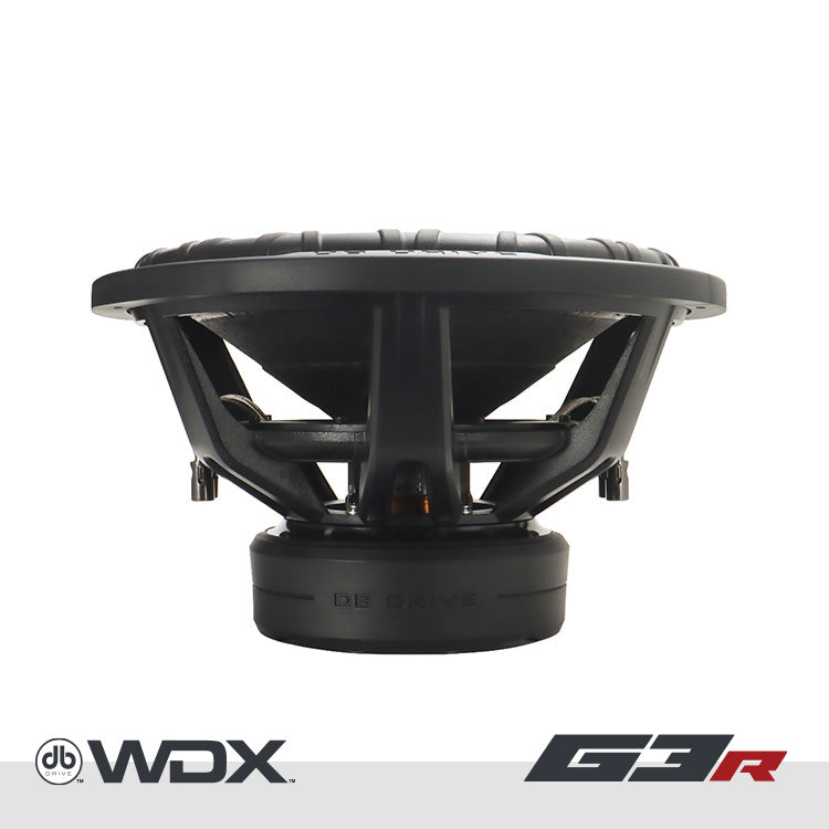 WDX15G3R.4 : 15 in. Dual 4-Ohm Subwoofer – DB Drive