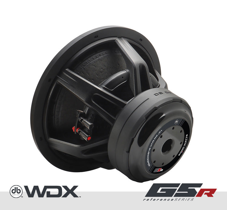 WDX15G5R.2 : 15 in. Dual 2-Ohm Subwoofer – DB Drive