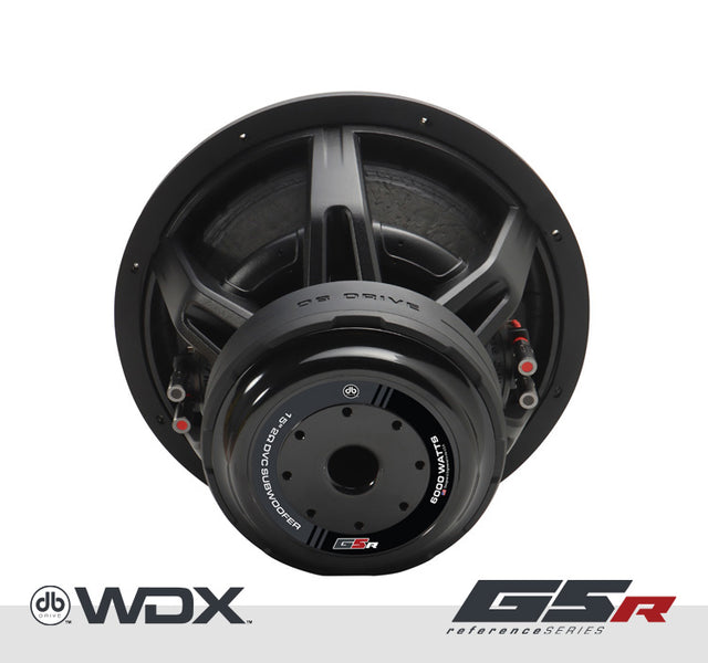 WDX15G5R.4 : 15 in. Dual 4-Ohm Subwoofer