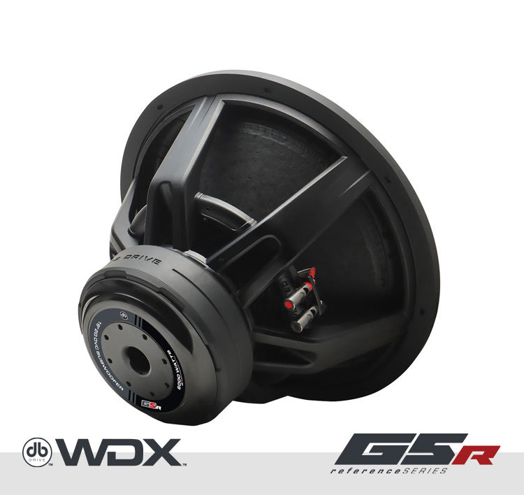 WDX18G5R.2 : 18 in. Dual 2-Ohm Subwoofer – DB Drive