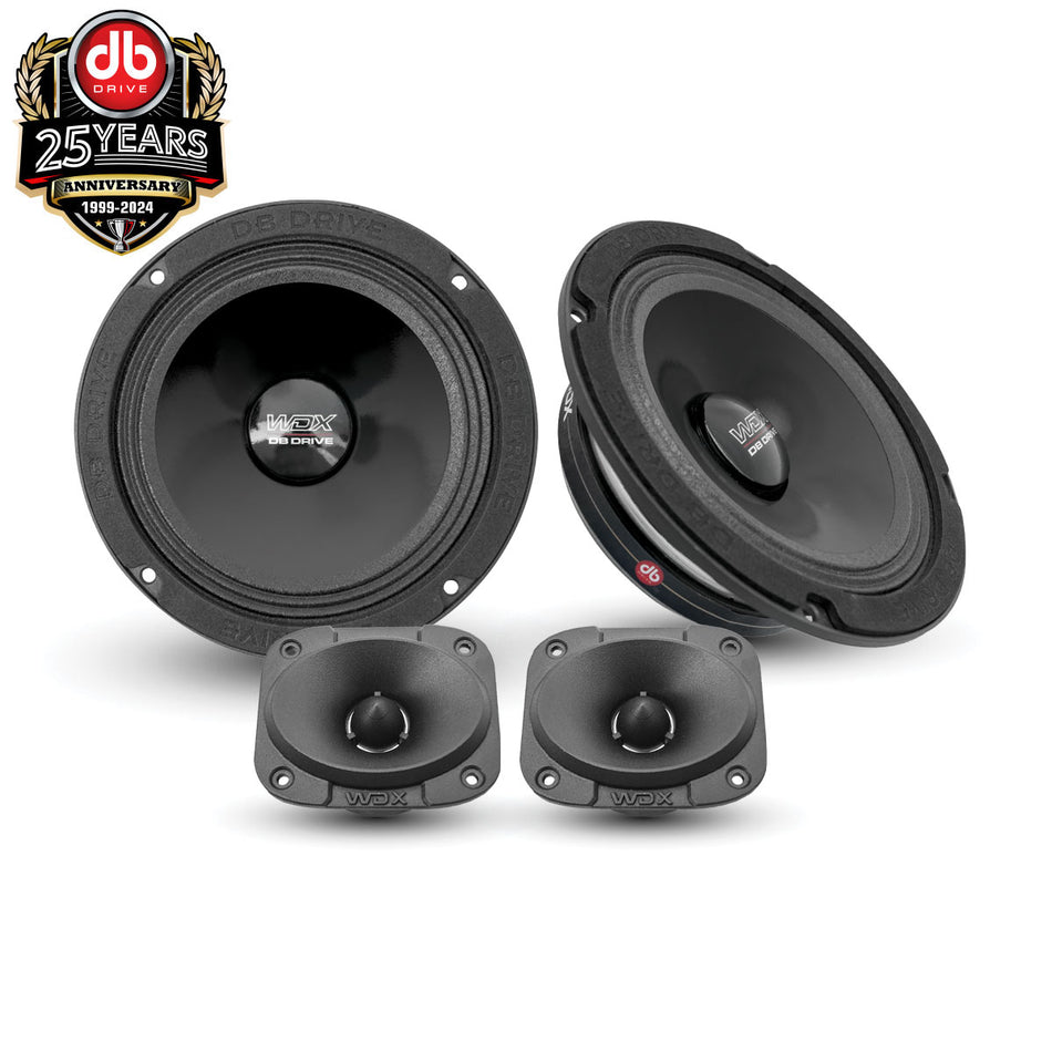 WDX5-6.5-2MTW : WDX Shallow Mount 6.5 in. PRO Audio Component Kit