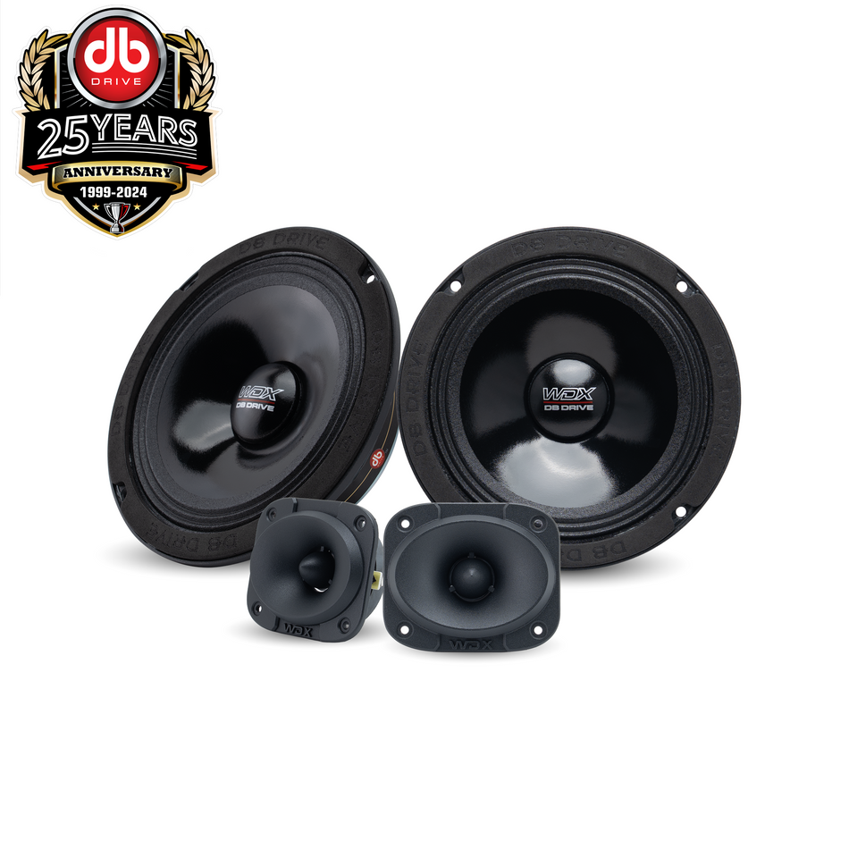 WDX5-6.5-2MTW : WDX Shallow Mount 6.5 in. PRO Audio Component Kit