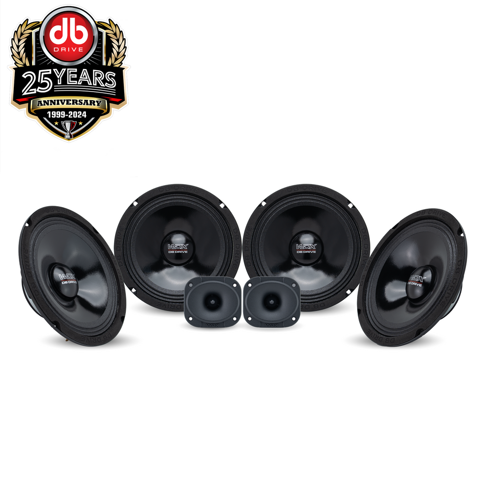 WDX5N-6.5-4MTW : Quad NEO-6.5" PRO Audio Kit