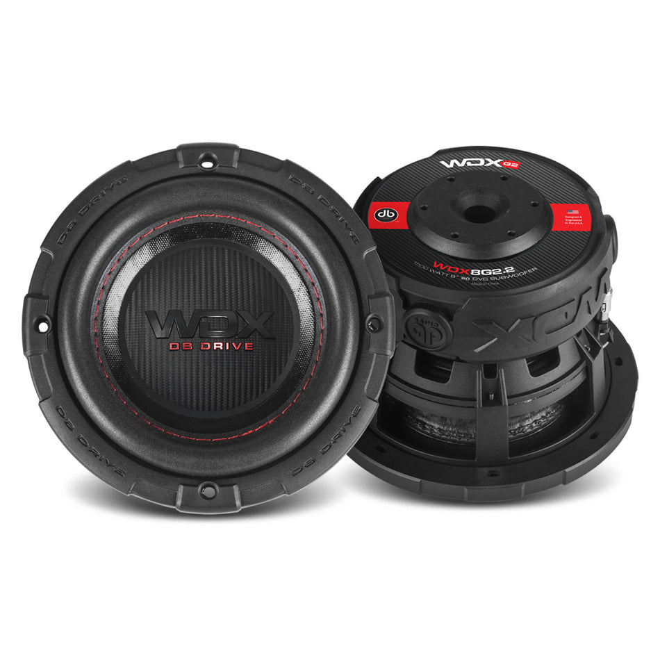 WDX8G2.2 : 8 in. Dual 2-Ohm Subwoofer