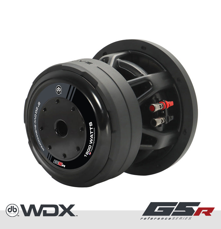 WDX8G5R.4 : 8 in. Dual 4-Ohm Subwoofer – DB Drive