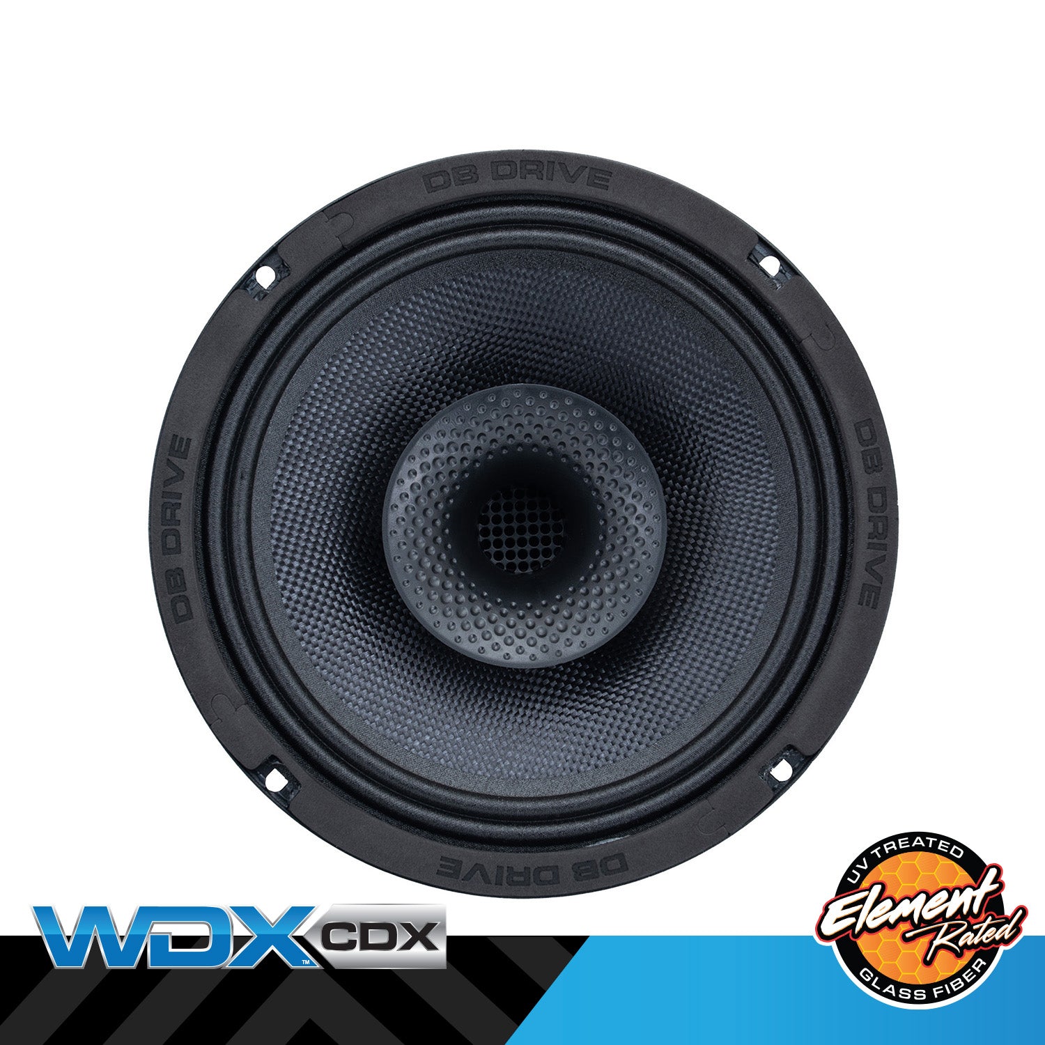 WDX8MOTO-CDX : 8 in. 2-Way Loudspeaker W/Rear Mounted Comp. Driver