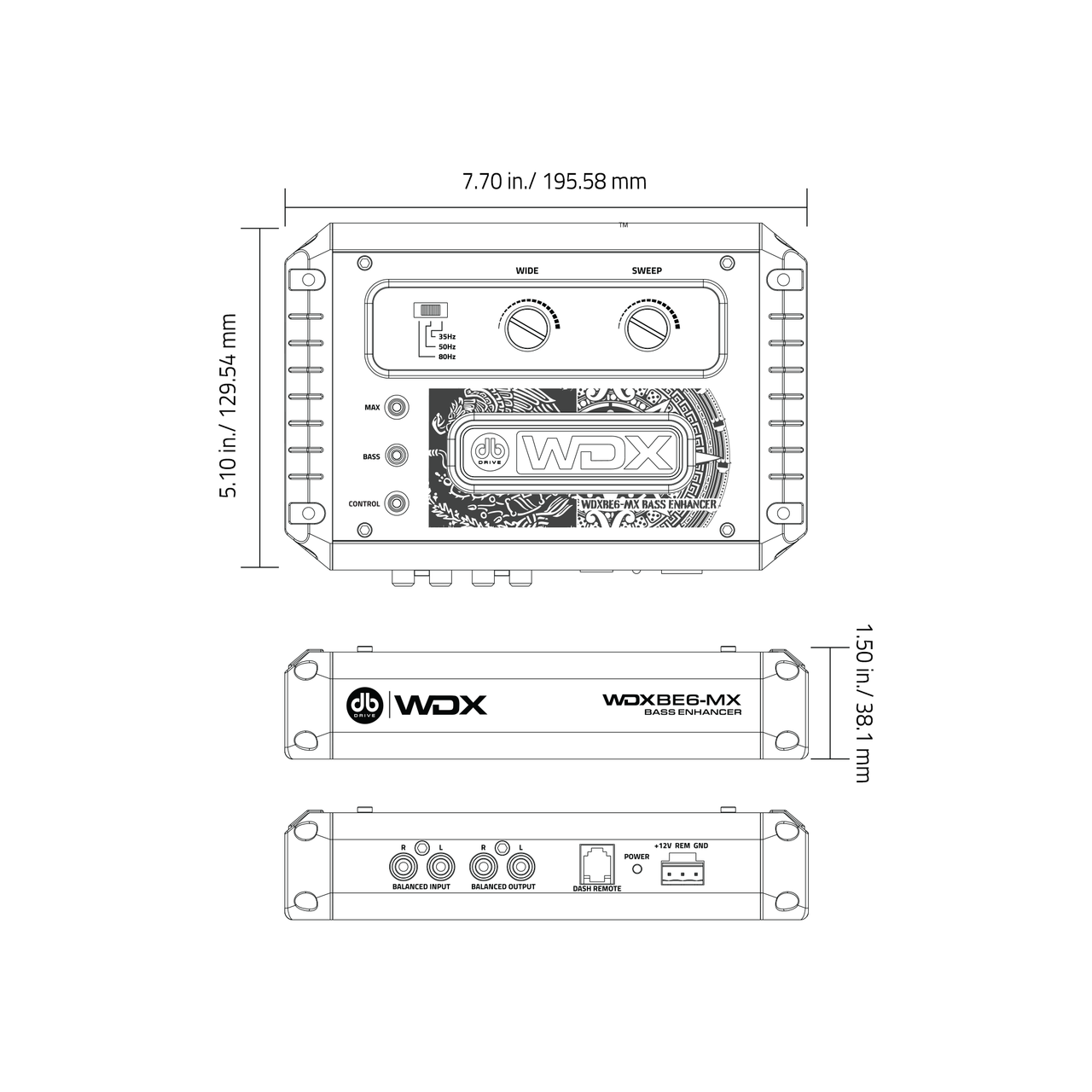 WDXBE6MX : Digital Bass Enhancer (Mexico Edition)