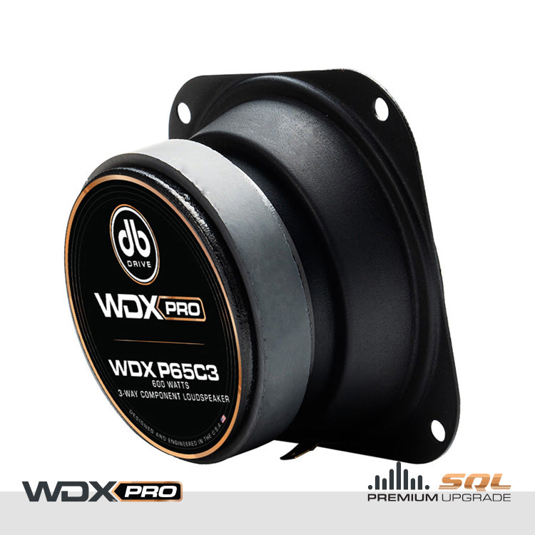 WDX P65C3 : WDX PRO 6.5 in. 3-Way Component Loudspeaker – DB Drive