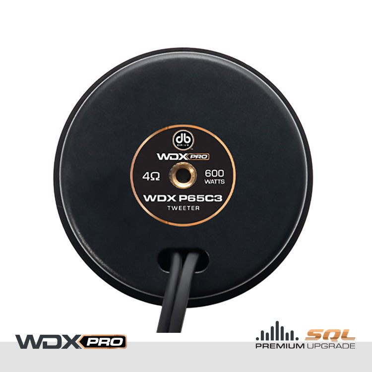 WDX P65C3 : WDX PRO 6.5 in. 3-Way Component Loudspeaker – DB Drive