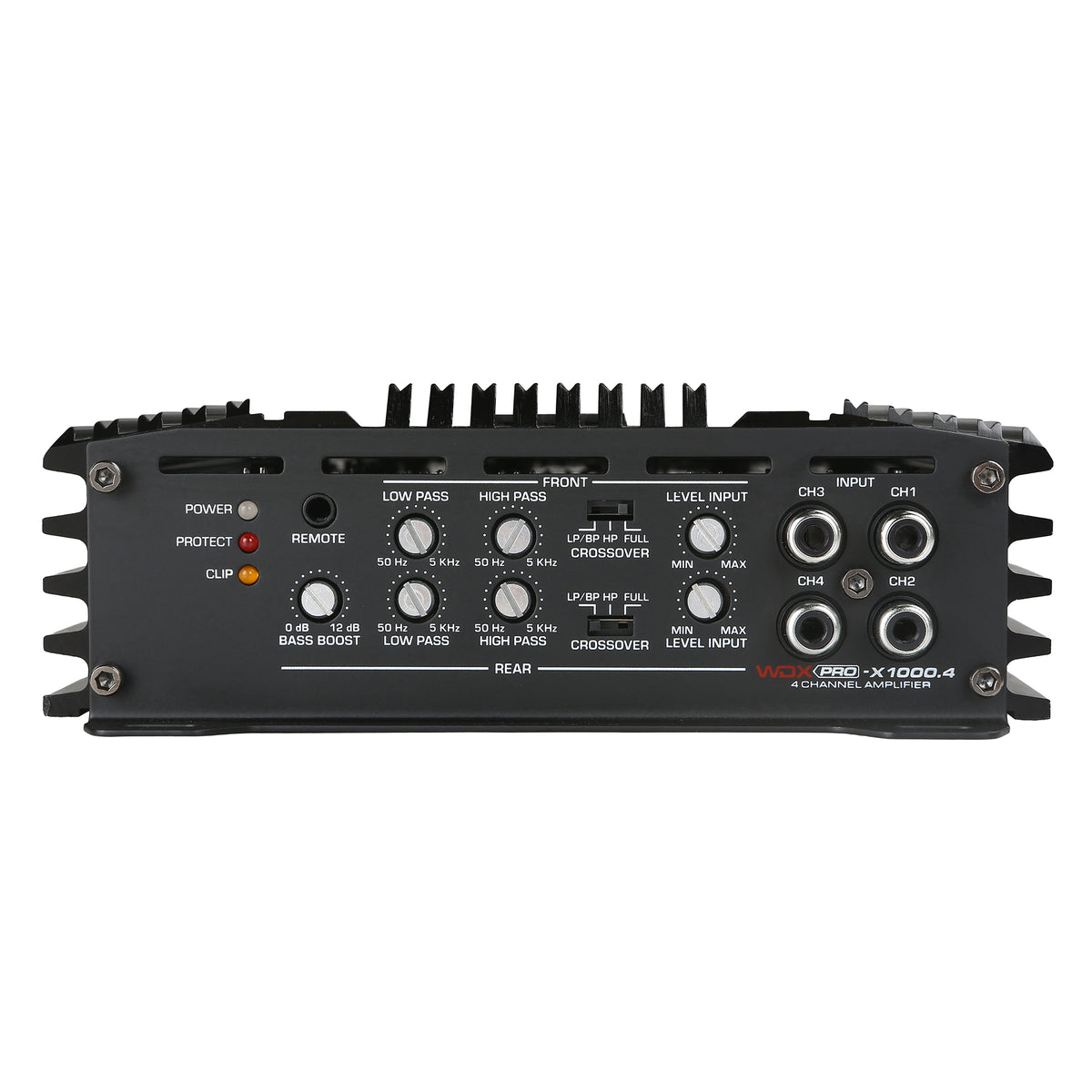 WDX PRO-X1000.4 :  WDX PRO-X 4 x 200W , 4-channel amplifier