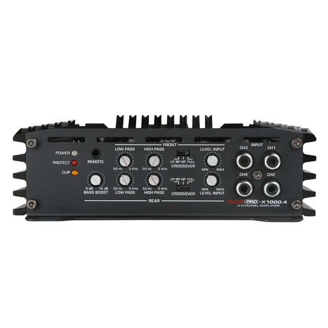 WDX PRO-X1000.4 :  WDX PRO-X 4 x 200W , 4-channel amplifier