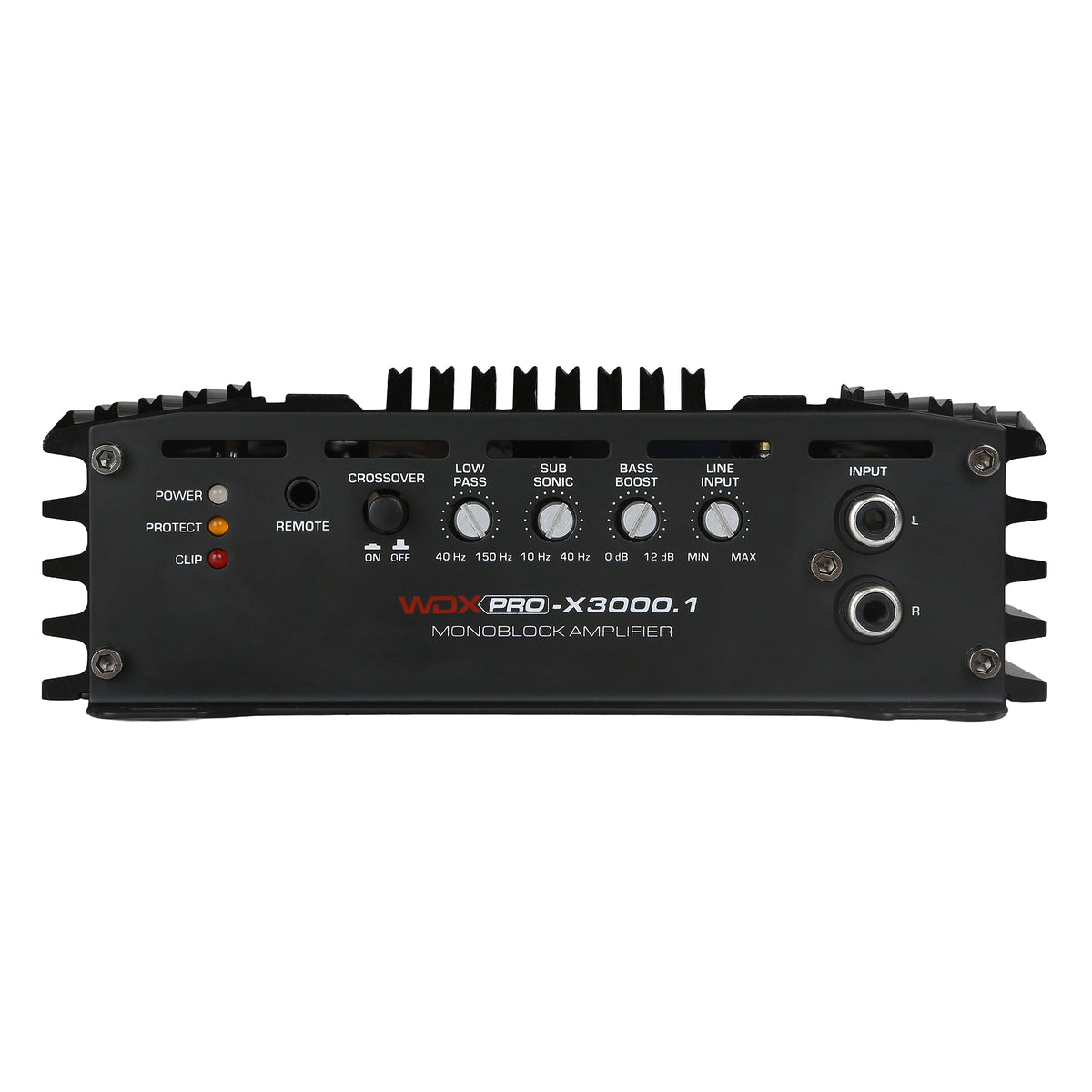 WDX PRO-X3000.1 : WDX PRO-X 1 x 3000W Class D Mono amplifier