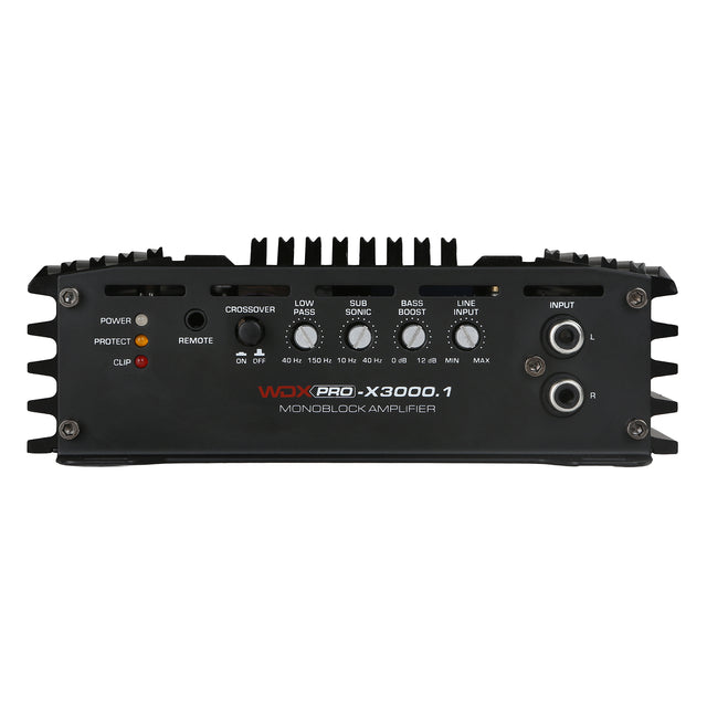 WDX PRO-X3000.1 : WDX PRO-X 1 x 3000W Class D Mono amplifier