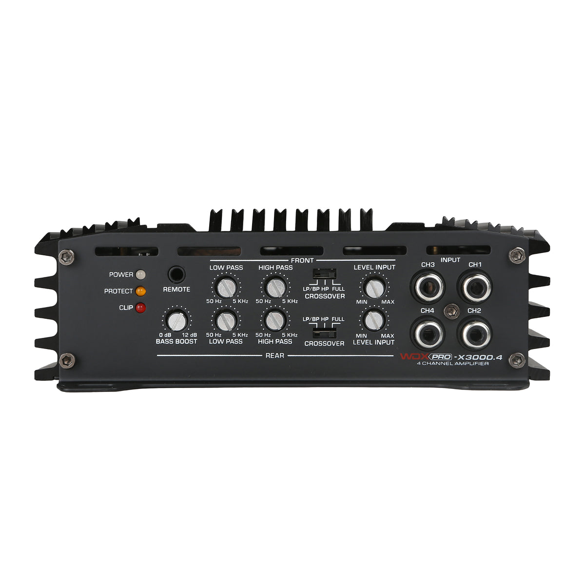 WDX PRO-X3000.4 : WDX PRO-X 4 x 500W , 4-channel amplifier