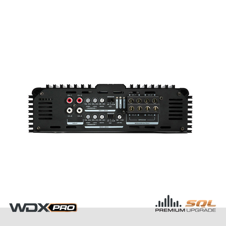 WDX PRO1000.4 : 4-Channel Full-Range Class D Amplifier