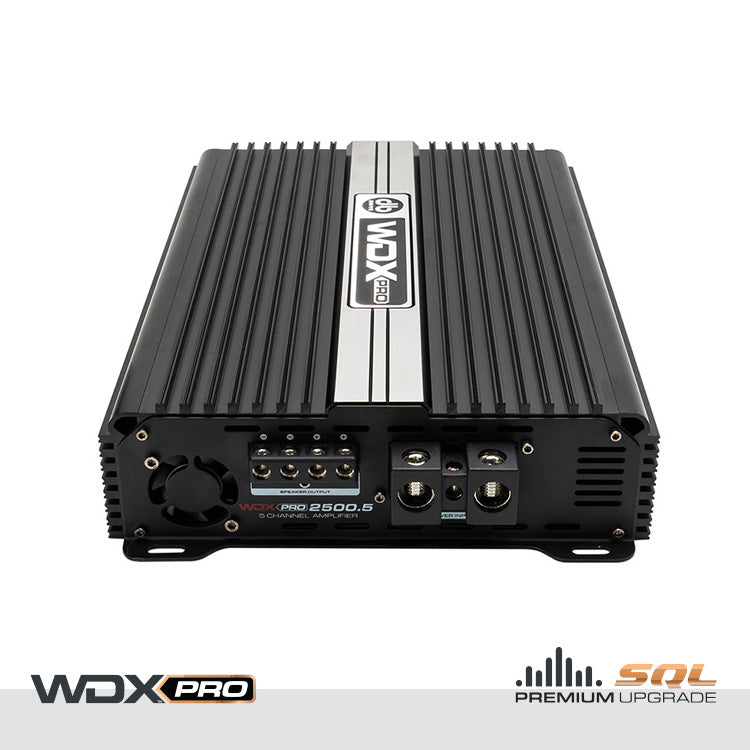 WDX PRO2500.5 : 5-Channel Full-Range Class D Amplifier – DB Drive