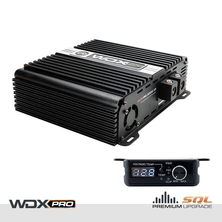 WDX PRO3000.1D : Mono Full-Range Class D Amplifier