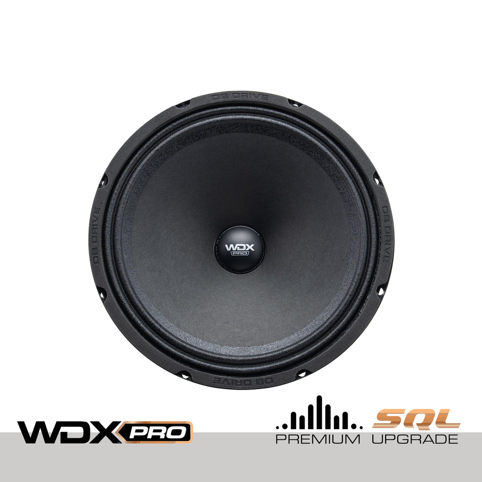WDXPRO4/8.8S: 8" Wide Freq Range-ProAudio midrange 1.2in KSV VC papercone w/cloth surround, Ferrite (Single)