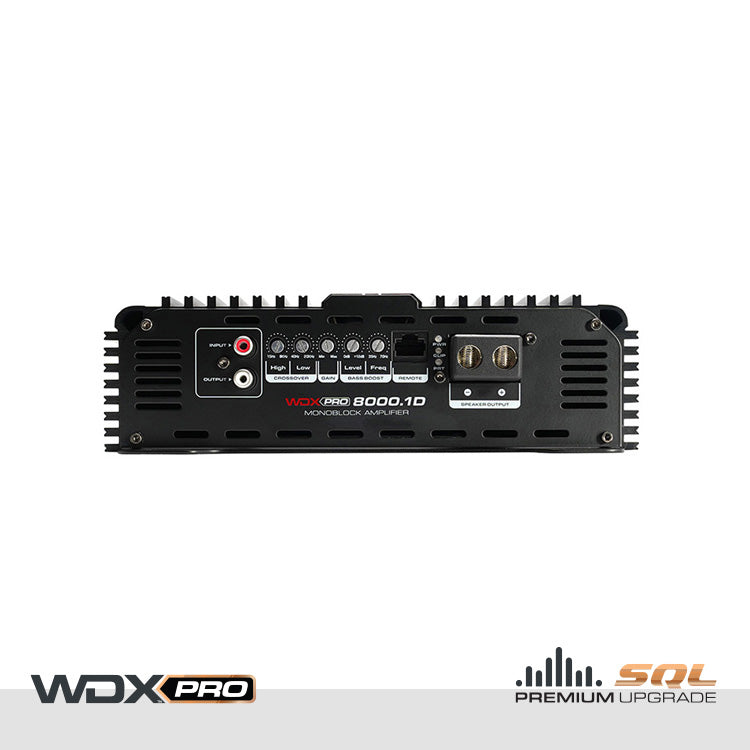 WDX PRO8000.1D : Extended Range Class D Monoblock Amplifier