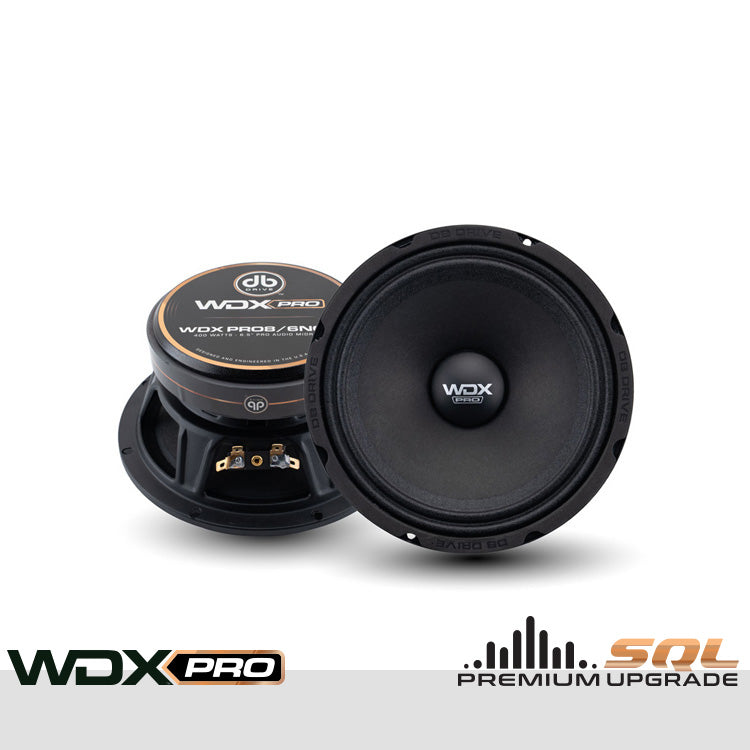 WDXPRO8/6NC.4 : 6.5" Neo-Charged PRO Audio Midbass (1 Pair)