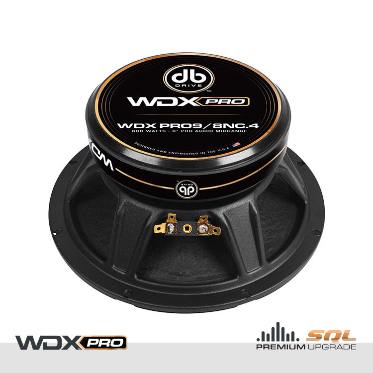 WDXPRO9/8NC.4 : 8 in. Wide Frequency Range -Pro Audio MidBass