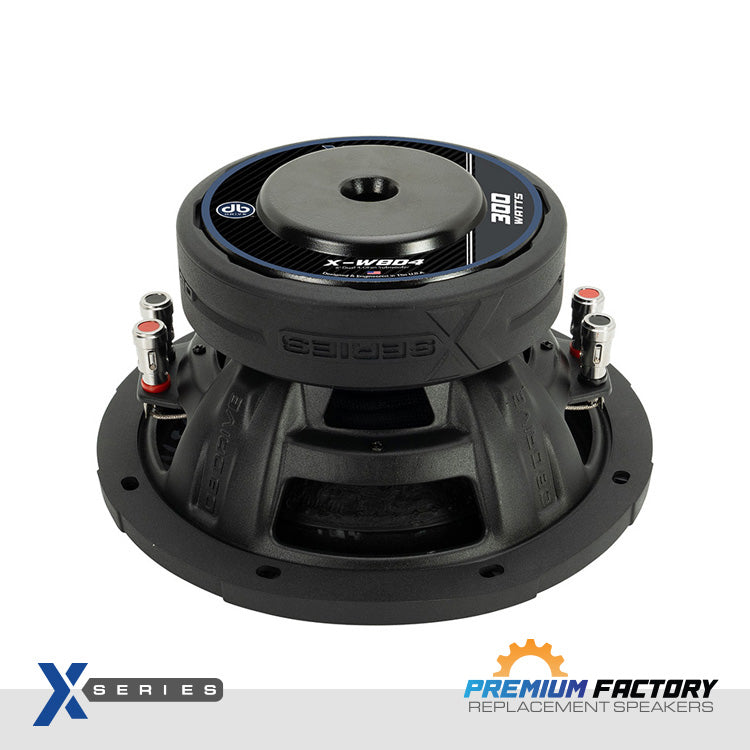 Powerbass S-84D 8″ 125W RMS S Series Dual 4-Ohm Subwoofer