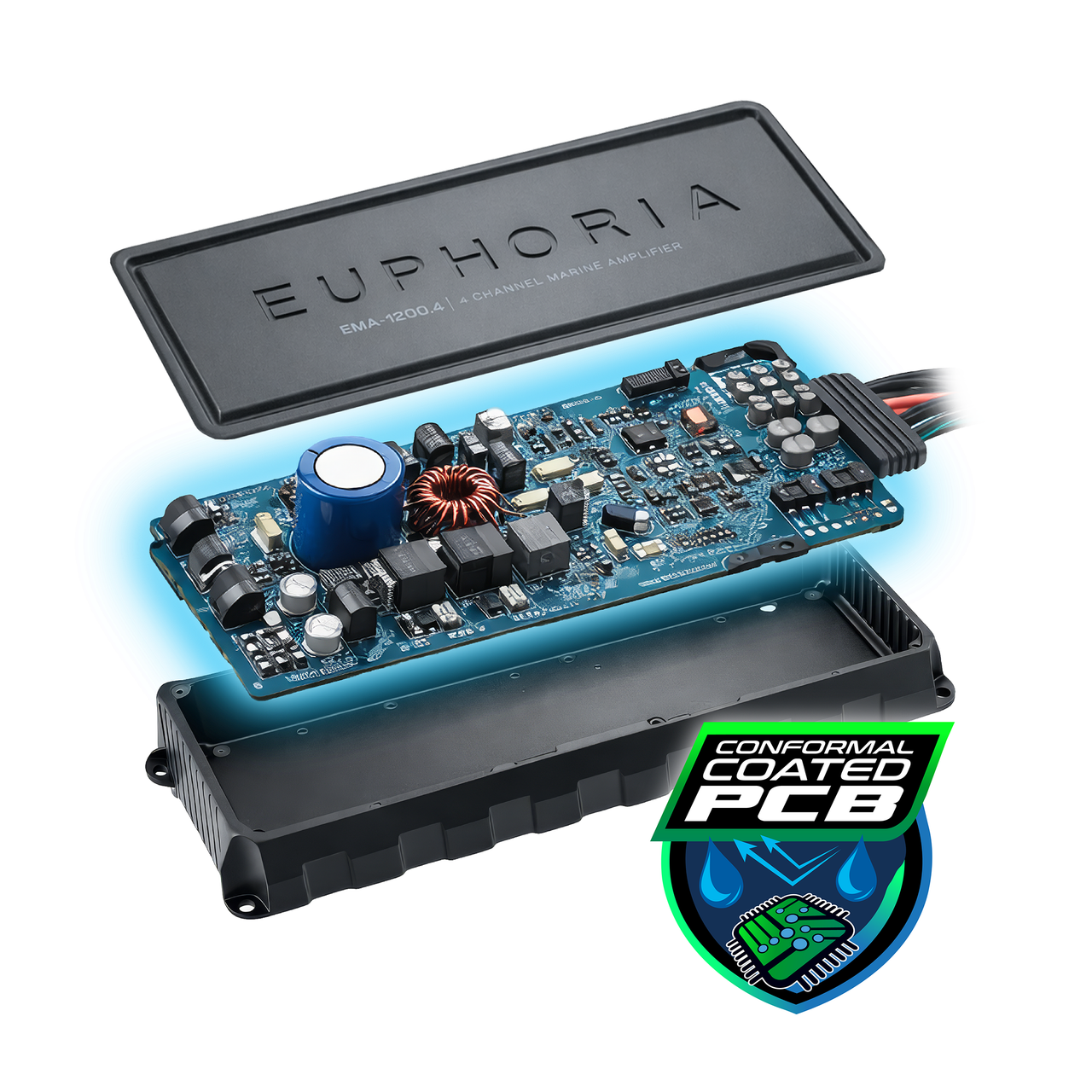 EMA-600.4 : Marine 4-channel Class D Amplifier