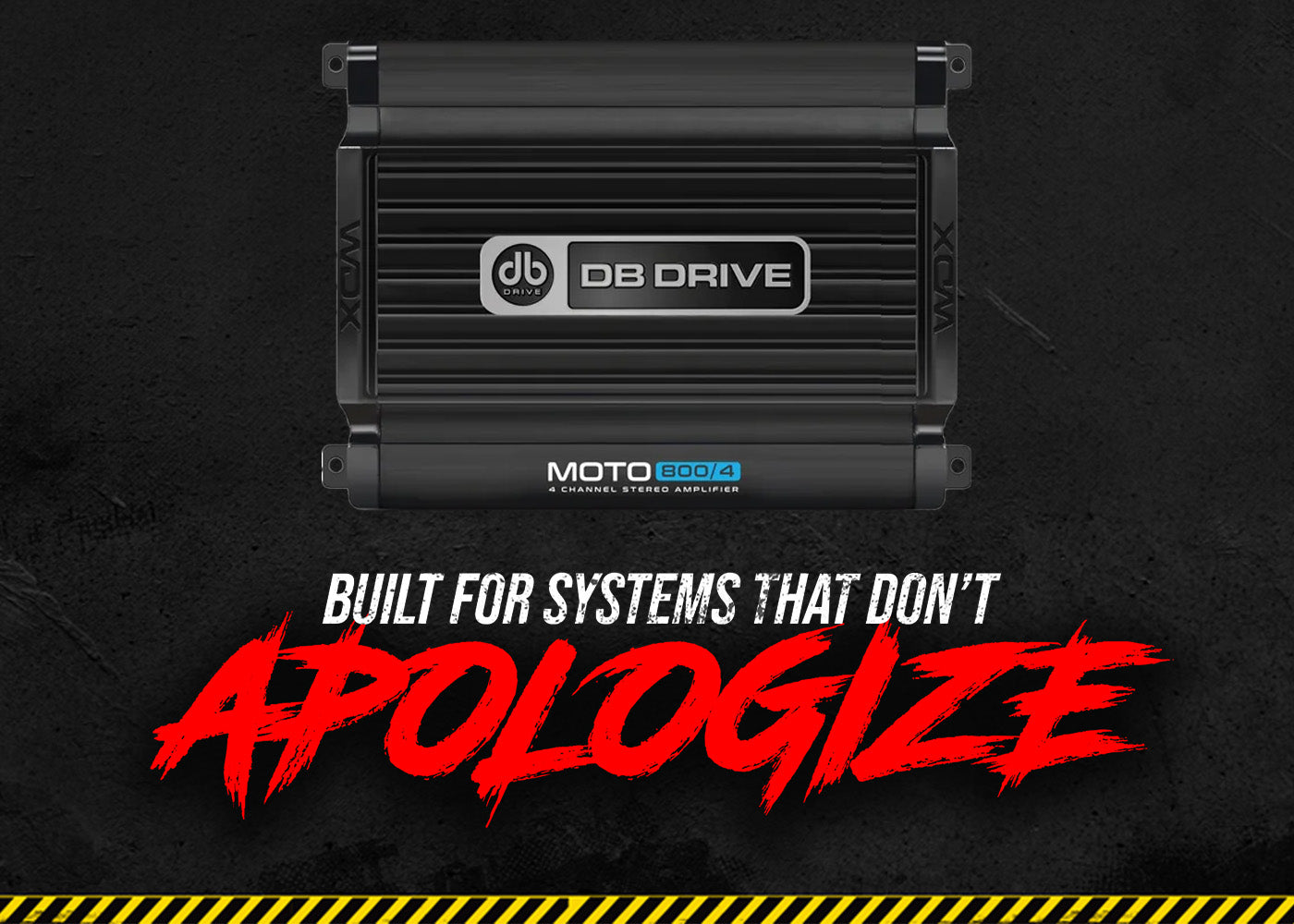 MOTO800/4 : WDX MOTO 4-Channel Class D Amplifier