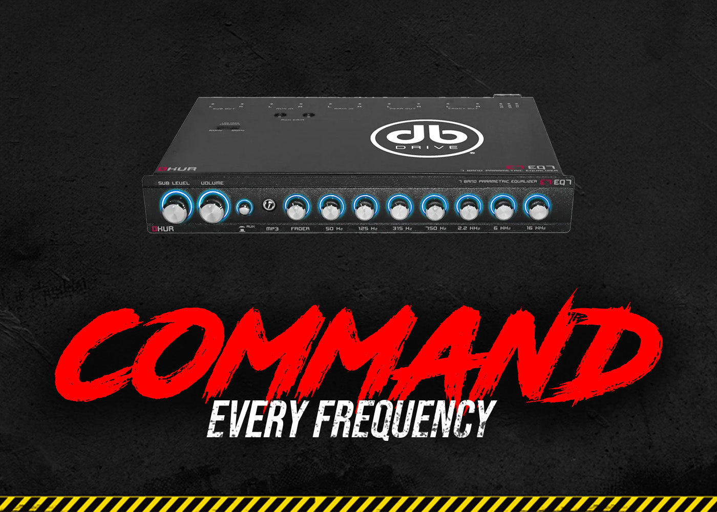 E7 EQ7 : 7 Band Parametric Equalizer