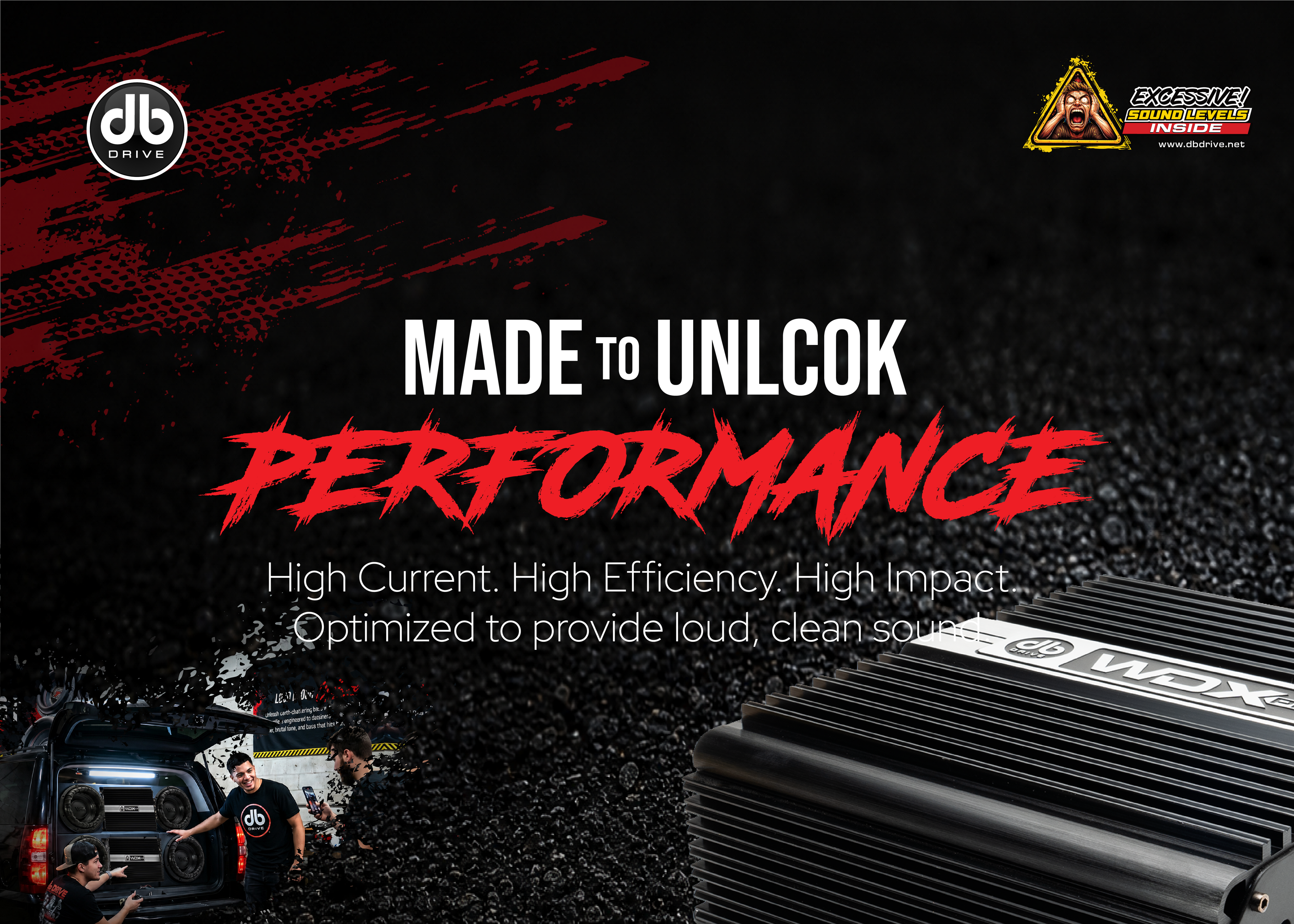 WDX PRO2500.5 : 5-Channel Full-Range Class D Amplifier – DB Drive
